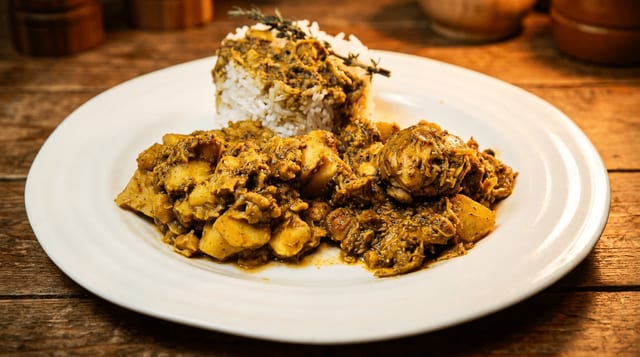 Curry Chicken.